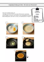 Vorschau - Arbeitsblätter - Materialpaket: 🥞 Vorgangsbeschreibung – Schritt für Schritt zum Erfolg - Seite 1