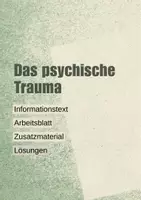 Vorschau - Arbeitsblätter - Das psychische Trauma - Deckblatt