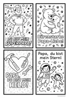 Vorschau - Mal- und Bastelvorlagen - Karten basteln - Vatertag - Seite 2
