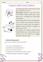 anteprima - Compiti in classe/Test - Il segreto della foresta brillante - fiaba educativa con attività - Pagina 2