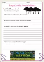 anteprima - Compiti in classe/Test - Il segreto della foresta brillante - fiaba educativa con attività - Pagina 3