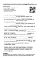 Vorschau - Arbeitsblätter - Lernposter + Arbeitsblätter zum Thema "Hilft ein Antibiotikum auch gegen Schnupfen?" + Lösung & MP3 + Mindmap + Infografik - Seite 1