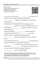 Vorschau - Arbeitsblätter - Arbeitsblätter zum Thema "Horror" + Lösung & MP3 + Infografik - Deckblatt
