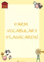 Vorschau - Bildkarten - Flashcards zum Bauernhof! Englisch. - Deckblatt