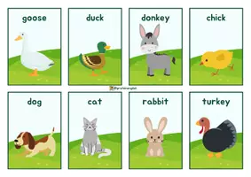 Vorschau - Bildkarten - Flashcards zum Bauernhof! Englisch. - Seite 2