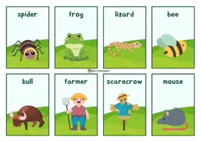 Vorschau - Bildkarten - Flashcards zum Bauernhof! Englisch. - Seite 3