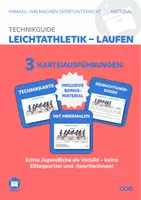 Vorschau - Stationenlernen - Leichtathletik Technikkarten Laufen, Springen, Werfen BUNDEL - Seite 1