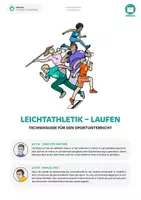 Vorschau - Stationenlernen - Leichtathletik Technikkarten Laufen, Springen, Werfen BUNDEL - Seite 2