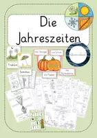 Vorschau - Unterrichtsreihen - Die Jahreszeiten - eine umfangreiche Unterrichtseinheit - Deckblatt