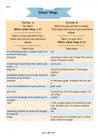 Vorschau - Arbeitsblätter - School things (Tandem Sheet) - Seite 2