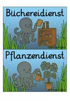Vorschau - Poster - Klassendienste Aushang für den Klassenraum Krakenklasse - Seite 3