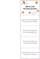 Vorschau - Arbeitsblätter - Herbstgedicht: Habt ihr schon den Herbst gesehen? (Klasse 1) - Seite 3