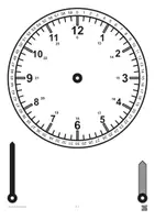 Vorschau - Mal- und Bastelvorlagen - Mathematik: Uhr lesen – 3 Bastelvorlagen für eine analoge Uhr - Seite 2