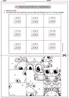 Vorschau - Arbeitsblätter - Schriftliche Subtraktion ZR 1 000 Rechenpuzzle mit Lösungen - Seite 1