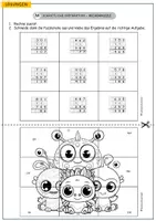 Vorschau - Arbeitsblätter - Schriftliche Subtraktion ZR 1 000 Rechenpuzzle mit Lösungen - Seite 2
