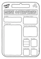 Vorschau - Arbeitsblätter - Starter Pack – Kreative Reflexion Osterferien / Starterpack Ostern - Seite 2