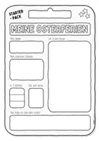Vorschau - Arbeitsblätter - Starter Pack – Kreative Reflexion Osterferien / Starterpack Ostern - Seite 3