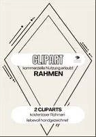 Vorschau - Mal- und Bastelvorlagen - Clipart Rahmen zur Arbeitsblattgestaltung - Deckblatt