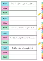 Vista previa - Tarjetas / Manipulativos - TEMPS VERBALS - página 1