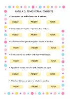 Vista previa - Tarjetas / Manipulativos - EL VERB - Portada
