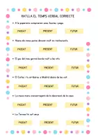 Vista previa - Tarjetas / Manipulativos - EL VERB - página 2