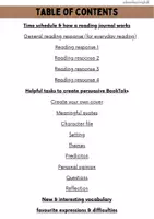 Vorschau - Arbeitsblätter - Lesetagebuch zur Erarbeitung von Individuallektüren (und BookTok-Erstellung) - Seite 2