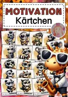 Vorschau - Mal- und Bastelvorlagen - Motivationskärtchen - Deckblatt