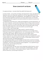 Vorschau - Arbeitsblätter - Leserbrief schreiben – Jugendtrend Vapen: Harmloser Dampf oder gefährliche Gewohnheit? 🚭📬 mit Lösungen - Seite 1
