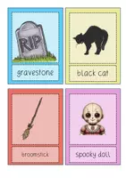 Vorschau - Spiele - Vocabulary Cards Word Cards Halloween Englischunterricht - Seite 3