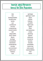 Vorschau - Arbeitsblätter - Environmental Vocabulary Puzzles: Human Impact & Earth Science Terms - Seite 3