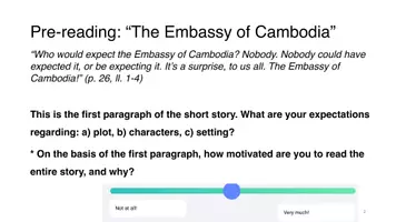 Vorschau - Arbeitsblätter - Unterrichtsreihe zu "The Embassy of Cambodia" mit Fokus auf creative tasks & speaking skills - Seite 2