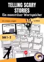 Vorschau - Arbeitsblätter - Wortspeicher: Spannend erzählen / Telling thrilling stories in English - Deckblatt