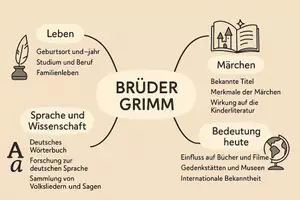 Vorschau - Arbeitsblätter - Lernposter + Arbeitsblatt zum Thema "Brüder Grimm" + Onlineübung & MP3 + Mindmap + Infografiken - Seite 3