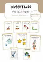 Vorschau - Präsentationen/Tafelbilder - Vorlagen / Bildkarten für Aufsteller in deinem Klassenraum - Deckblatt