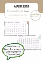 Vorschau - Anderer Materialtyp - Aufkleber für Zusatzhefte - Vereinfache das Korrigieren! - Deckblatt