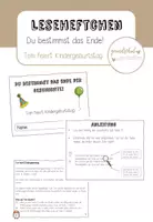 Vorschau - Arbeitsblätter - Leseheft - Du bestimmst das Ende der Geschichte! (Kl. 3, Kl. 4) - Deckblatt