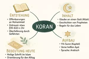 Vorschau - Arbeitsblätter - Lernposter + Arbeitsblätter zum Thema "Koran" + Lösung & MP3 + Mindmap + Infografik - Seite 2