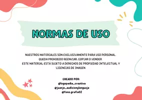 Vista previa - Juegos / Gamificación - Tablero de juego: Lenguaje (3 tipos de consignas) - página 2