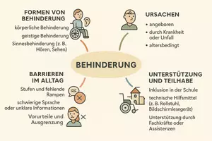 Vorschau - Arbeitsblätter - Lernposter + Arbeitsblätter zum Thema "Behinderung" + Lösung & MP3 + Mindmap + Infografik - Seite 2