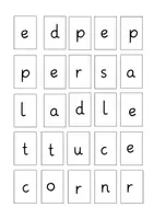 Vorschau - Stationenlernen - Words in a box - Vegetables - Seite 3