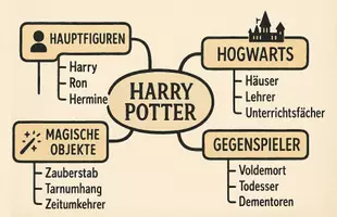 Vorschau - Arbeitsblätter - Lernposter + Arbeitsblätter zum Thema "Harry Potter" + Lösung & Fragen & MP3 + Mindmap + Infografik - Seite 2