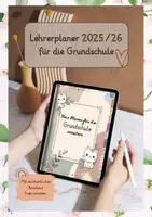 Vorschau - Lehrpläne/Lehrermaterial - Digitaler Lehrerplaner 2025/26 für die Grundschule - Deckblatt