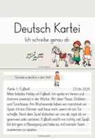 Vorschau - Stationenlernen - Abschreiben Kartei Hobbys Freizeitaktivitäten Druckschrift - Seite 2