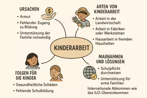 Vorschau - Arbeitsblätter - Lernposter + Arbeitsblätter zum Thema "Kinderarbeit" + Lösung & MP3 + Mindmap + Infografiken - Seite 3