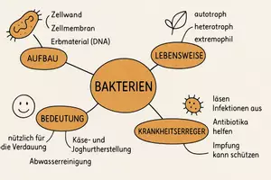 Vorschau - Arbeitsblätter - Lernposter + Arbeitsblätter zum Thema "Bakterien" + Lösung & MP3 + Mindmap + Infografik - Seite 2