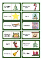 Vorschau - Spiele - Domino Spiel Weihnachten Winter Grundschule DaZ DaF - Seite 2