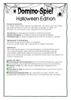 Vorschau - Spiele - Domino Halloween Spiel DaZ DaF Grundschule Sek I - Seite 1