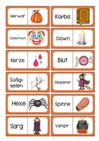 Vorschau - Spiele - Domino Halloween Spiel DaZ DaF Grundschule Sek I - Seite 3