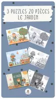 Aperçu - Apprentissages en autonomie - 🪴 Au jardin 🧩 3 Puzzles – 20 pièces🪴 - Page de couverture