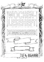 Vorschau - Stundenentwürfe - WOCHENLESEHEFTE 2. - 4. Klasse: Materialpaket (120 Lesetexte und Arbeitsblätter) inkl. Lösungen - Seite 1